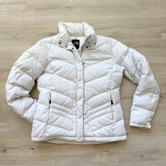 The North Face 700 Down Puffer Jacket White Women’s Large - Picture 1 of 16